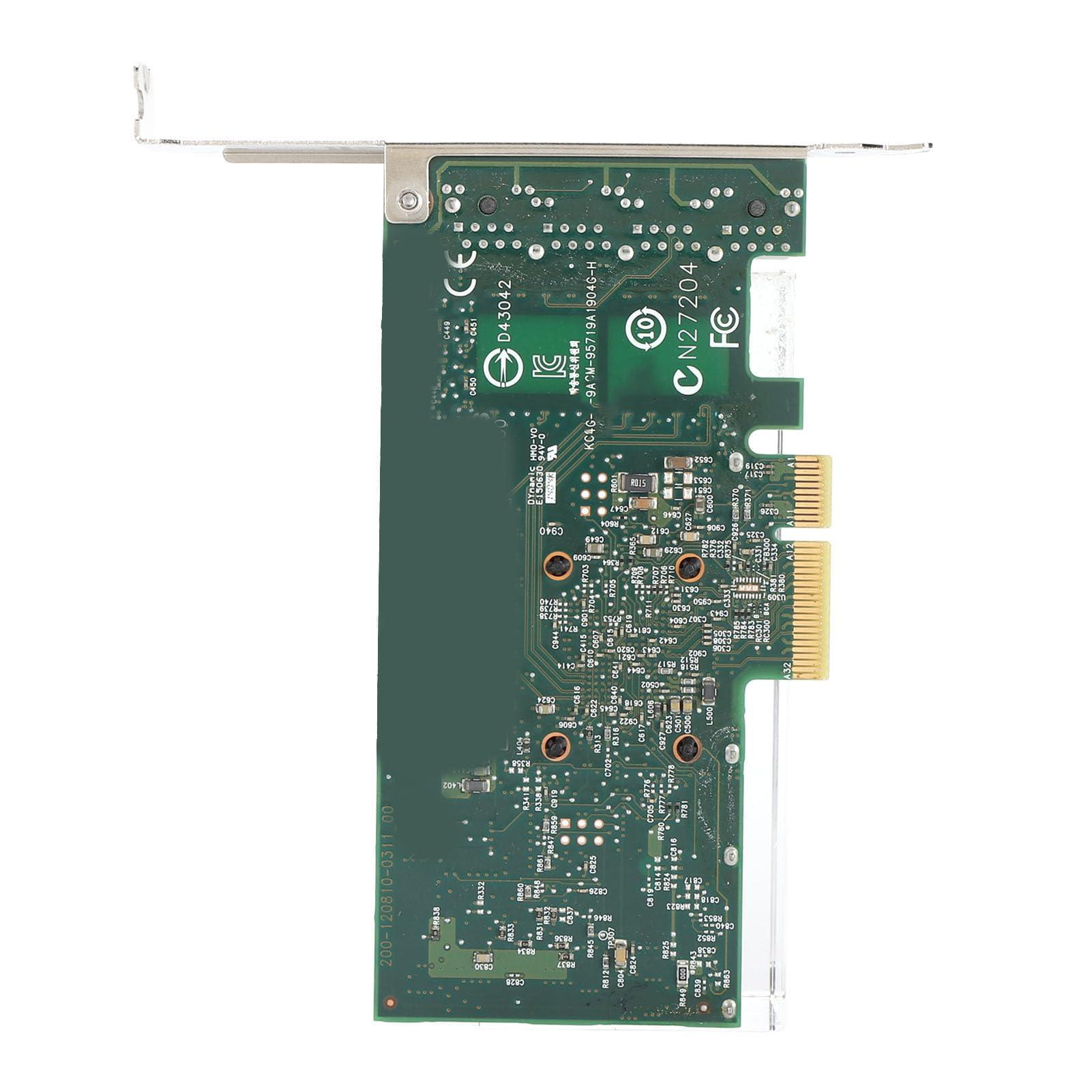 Generic PCIe Gigabit Network Card, Network Server Adapter for BCM95719 Chip,4 Port PCI Express Ethernet Adapter for Desktop PC, Multifunction Support