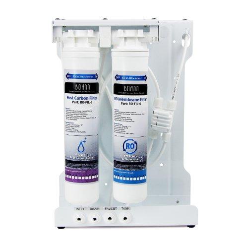 BOANN BOANN BNROSYS 5-Stage Reverse Osmosis Water Filter System with Quick-Twist Filters