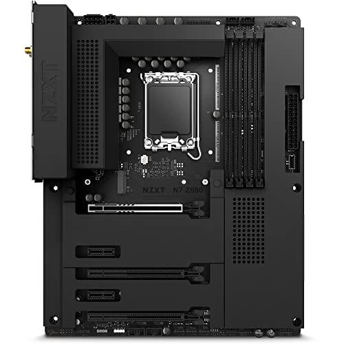 NZXT NZXT N7 Z690 Motherboard - N7-Z69XT-B1 - Intel Z690 chipset (Supports 12th Gen CPUs) - ATX Gaming Motherboard - Integrated I/O Shield - WiFi 6E connectivity - Bluetooth V5.2 - Black