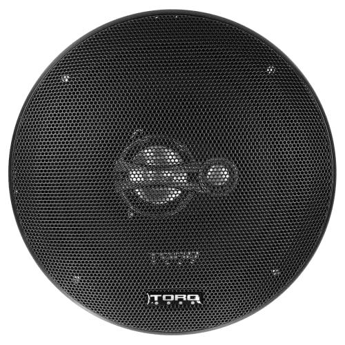 TORO TECH TORO TECH – F6, 6.5 Inch 3-Way Coaxial Car Speaker Set - 120 Watt MAX / 60 Watts RMS, Ferro Fluid Tweeters, 4 Ohm, 1” KSV Voice Coils. Two Speaker Set (Sold As Pair)