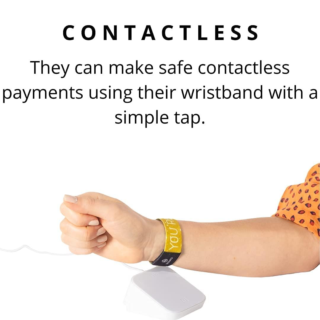 INAMO Inamo Contactless Wearable Payment Device, Wristband, You Got This, Small