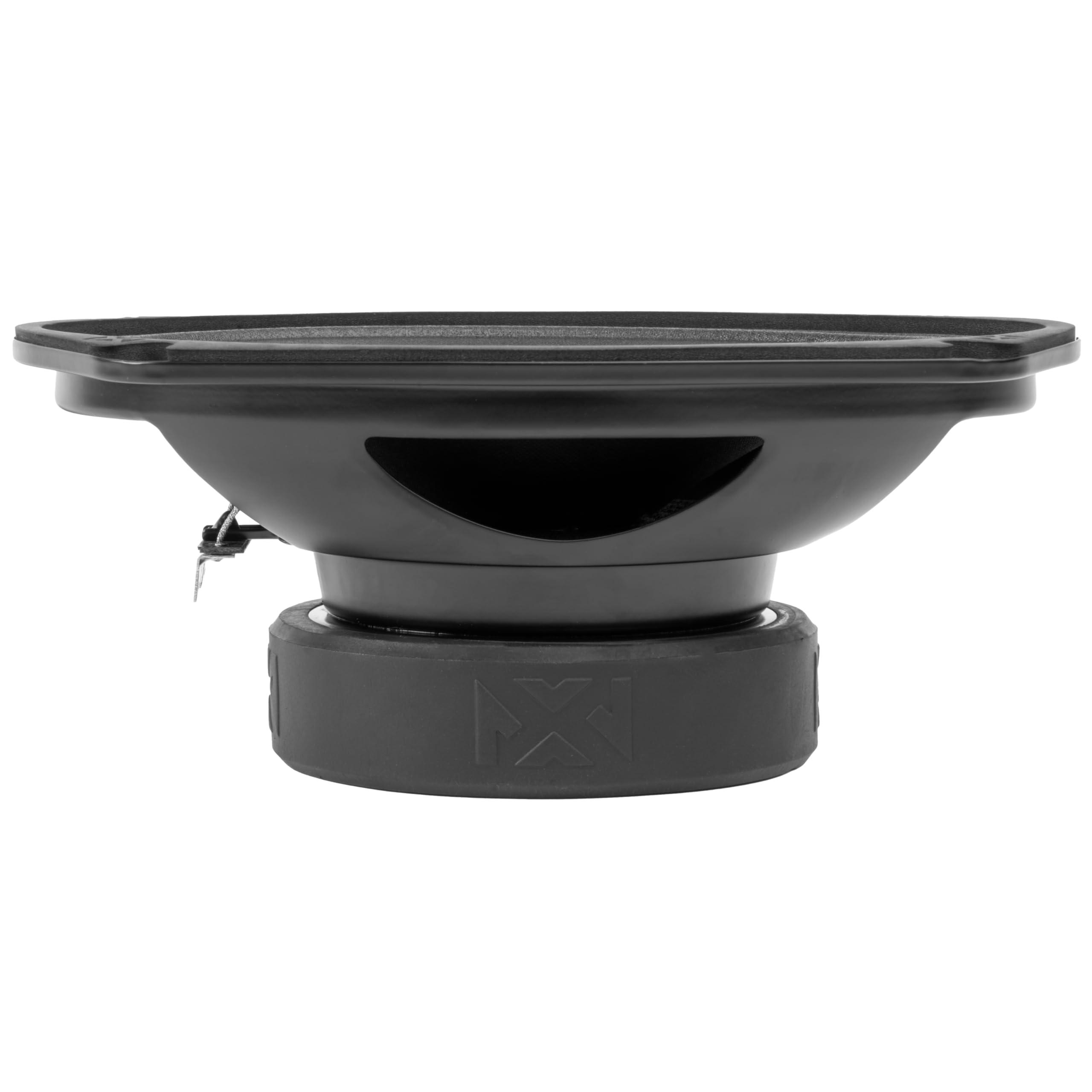 NVX NVX VPRO69BM 6"x 9" Premium Loudspeaker, 500W Max (250W RMS), 4-Ohm, 1.5" Voice Coil, Pro Audio Midrange with Bullet Aluminum Phase Plug, Easy to Install in Cars/Trucks/Doors (1-Speaker)
