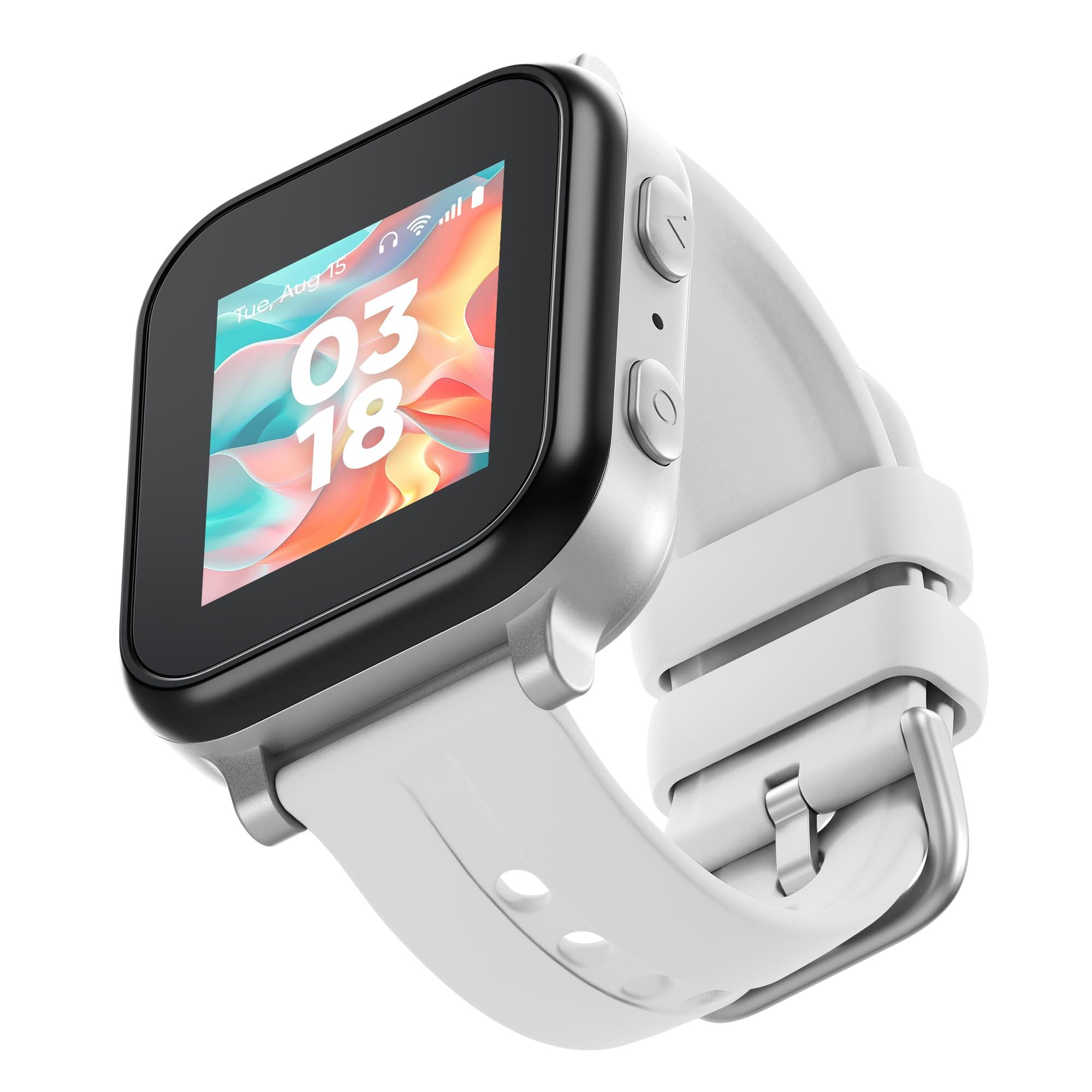 Gabb Gabb Watch 3e - GPS Tracker for Kids, Digital Smart Watch, No Social Media or Internet, Fees Required (Silver)