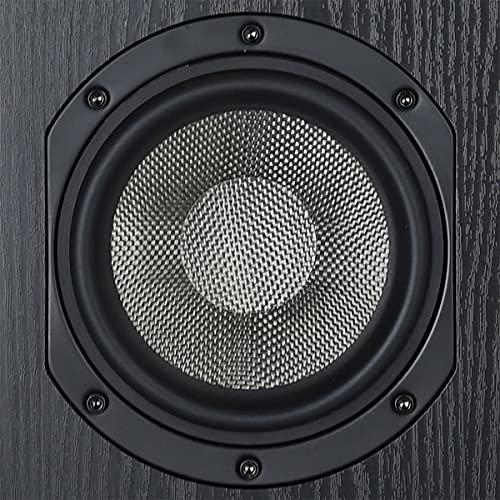 KLH KLH Albany II 2-Way Bookshelf Speakers for Premium Studio Music |High Performance Home Theater|Hi-Res Surround Sound |Deep Bass Port | Detachable Magnetic Grille | Black (Pair)
