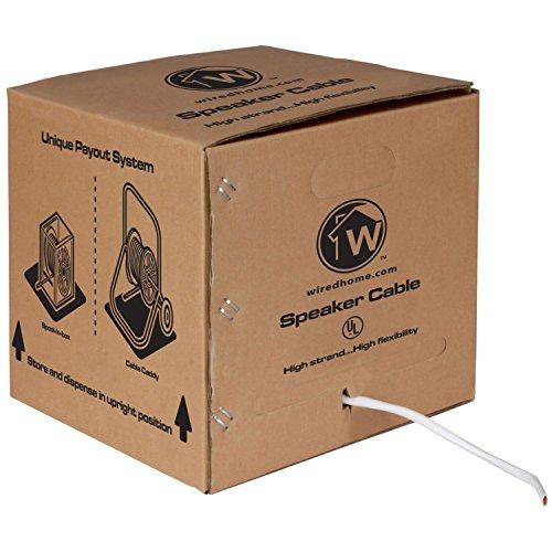 Audtek Electronics Audtek Electronics 52122H9Y 12/2 OFC in Wall Speaker Wire Cable CL2 500 ft.