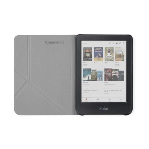 Kobo Kobo Clara Colour/BW SleepCover Case | Black | Sleep/Wake Technology | Built-in 2-Way Stand | Vegan Leather | Compatible with 6 Kobo Clara Colour/BW eReader