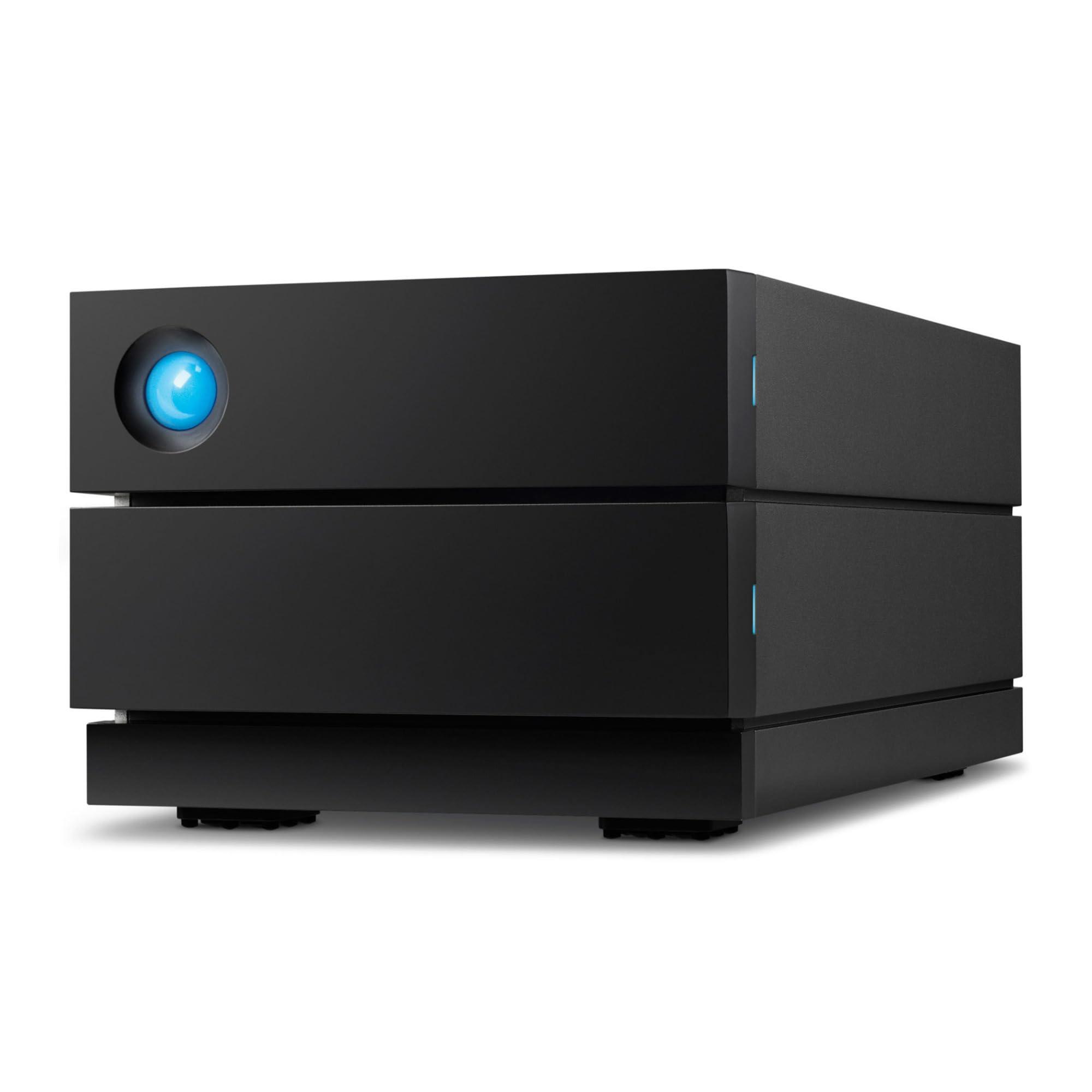 LaCie LaCie 2big RAID 28TB External Hard Drive Desktop HDD USB-C, 7200 RPM Enterprise Class Drives, for Mac and PC Desktop, Rescue Services (STHJ28000800)
