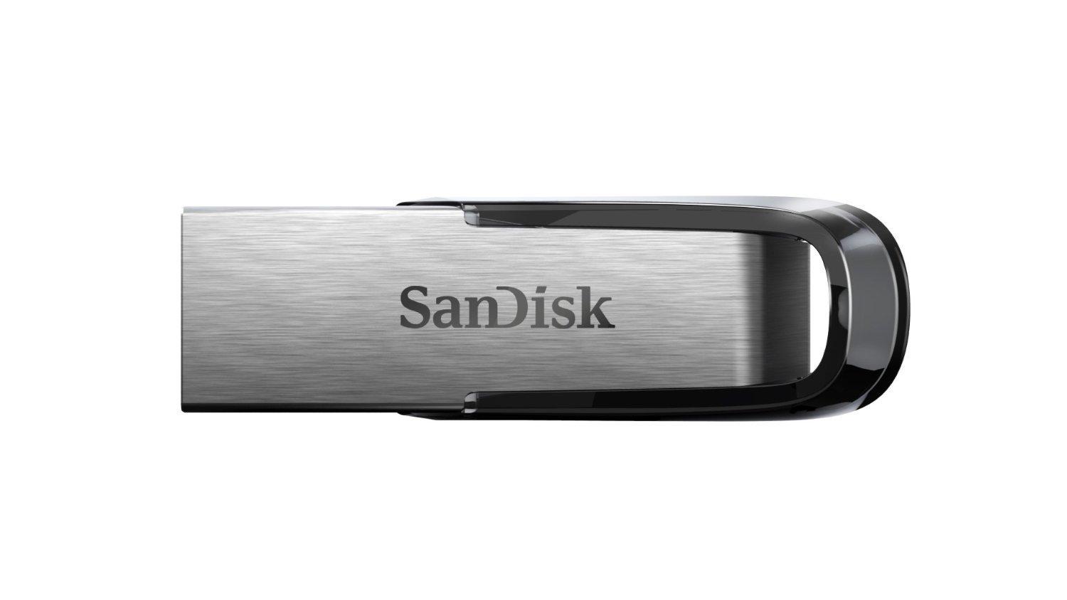 SanDisk SanDisk 32GB Ultra Flair USB 3.0 Flash Drive (Bulk 50 Pack) High Speed Memory Pen Drive (SDCZ73-032G-G46) Bundle with (25) Everything But Stromboli Lanyard