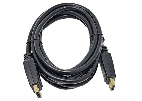 MICRO CONNECTORS Micro Connectors 10 Feet VESA Certified DisplayPort 1.4 Cable with Latch (M05-14DPV-10)