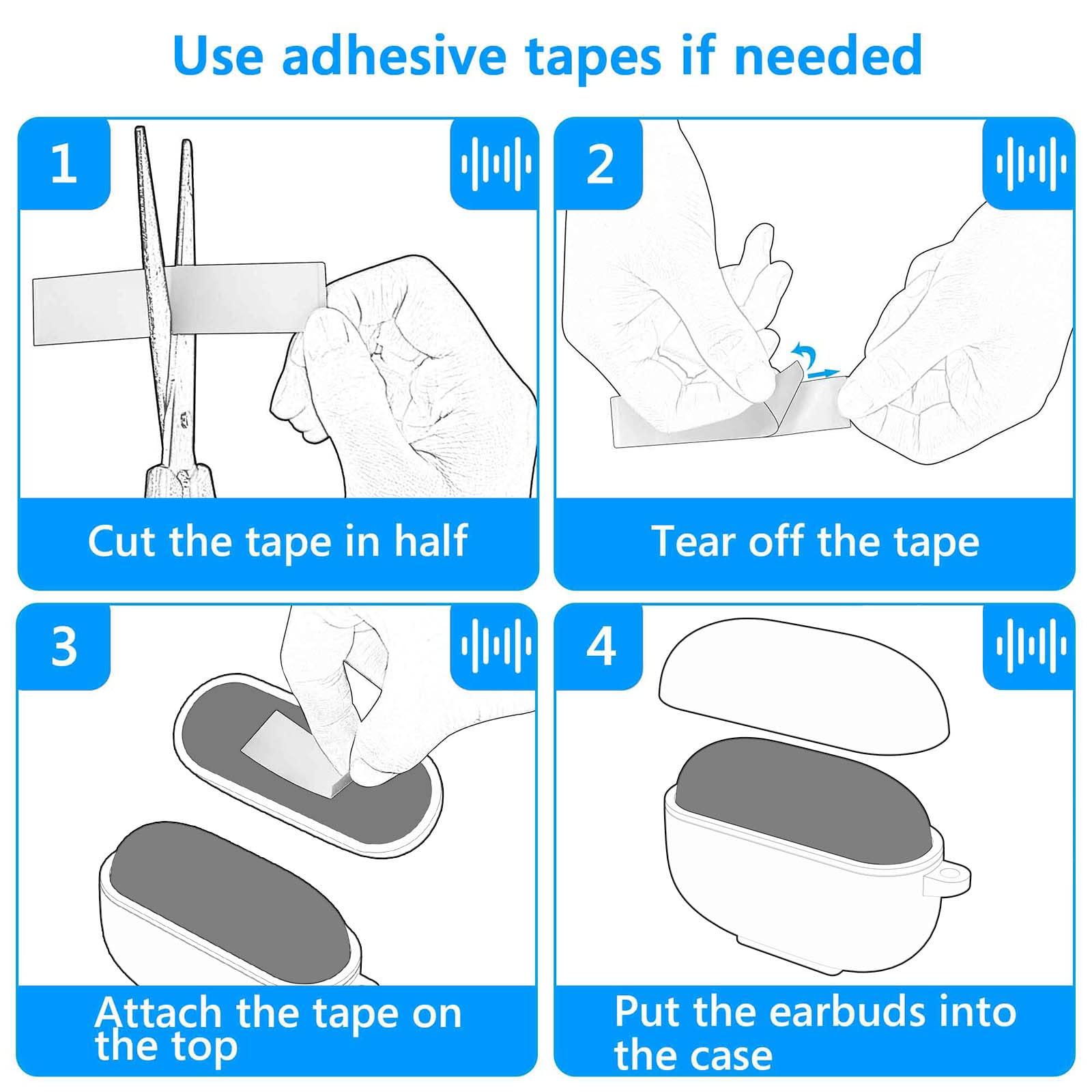 GEEKRIA Geekria Silicone Case Cover Compatible with Anker Soundcore Liberty 3 Pro True Wireless Earbuds, Earphones Skin Cover, Protective Carrying Case with Keychain Hook (Black)