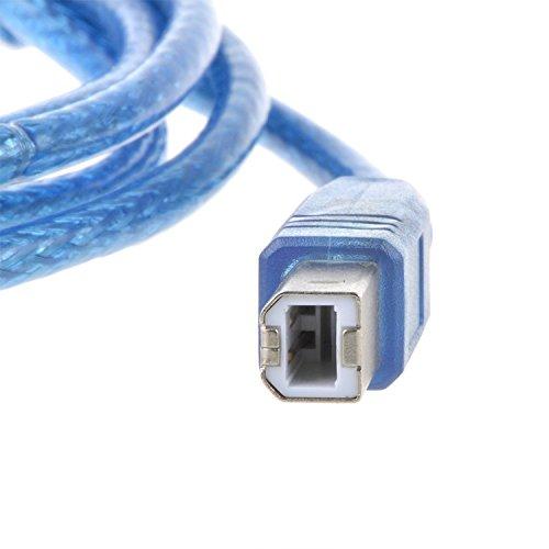 SLLEA SLLEA 6ft USB 2.0 Printer Cable Cord Lead for HP Deskjet 2542 2543 2544 2545