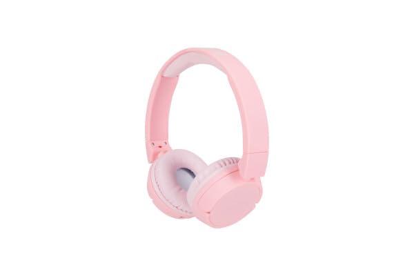 Altec Lansing Altec Lansing Kid Safe 2-in-1 Bluetooth and Wired Headphones, Noise Cancelling, Volume Control, Wireless, Foldable Design (Pink)