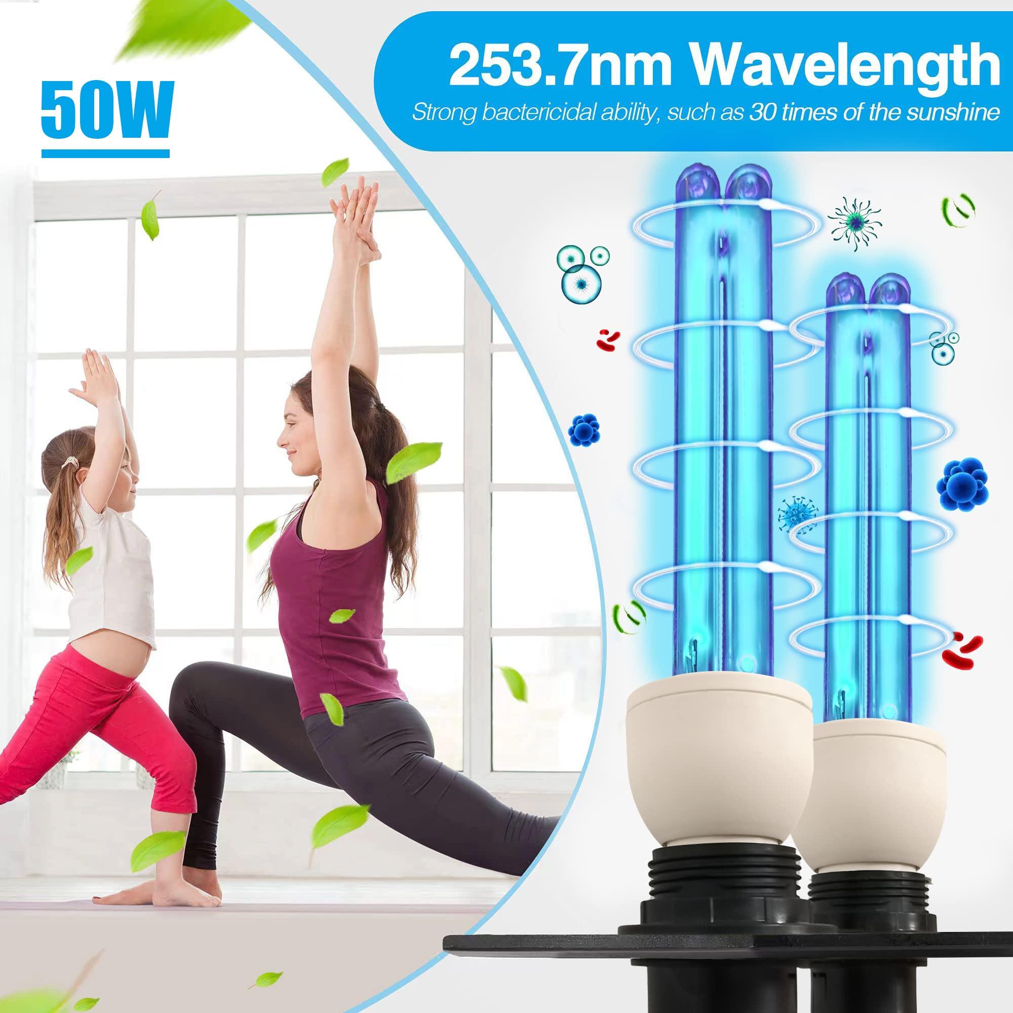 BAIMNOCM 50 Watts Duct Disinfection Uv Light for HVAC, Ac Filter UV-C Lamp, uv lamp for Furnace