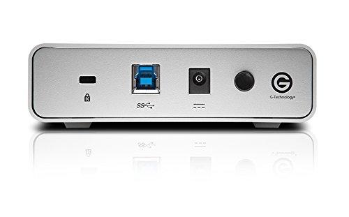 G-Technology G-Technology 4TB G-DRIVE USB 3.0 Desktop External Hard Drive, Silver - Compact, High-Performance Storage - 0G03594-1