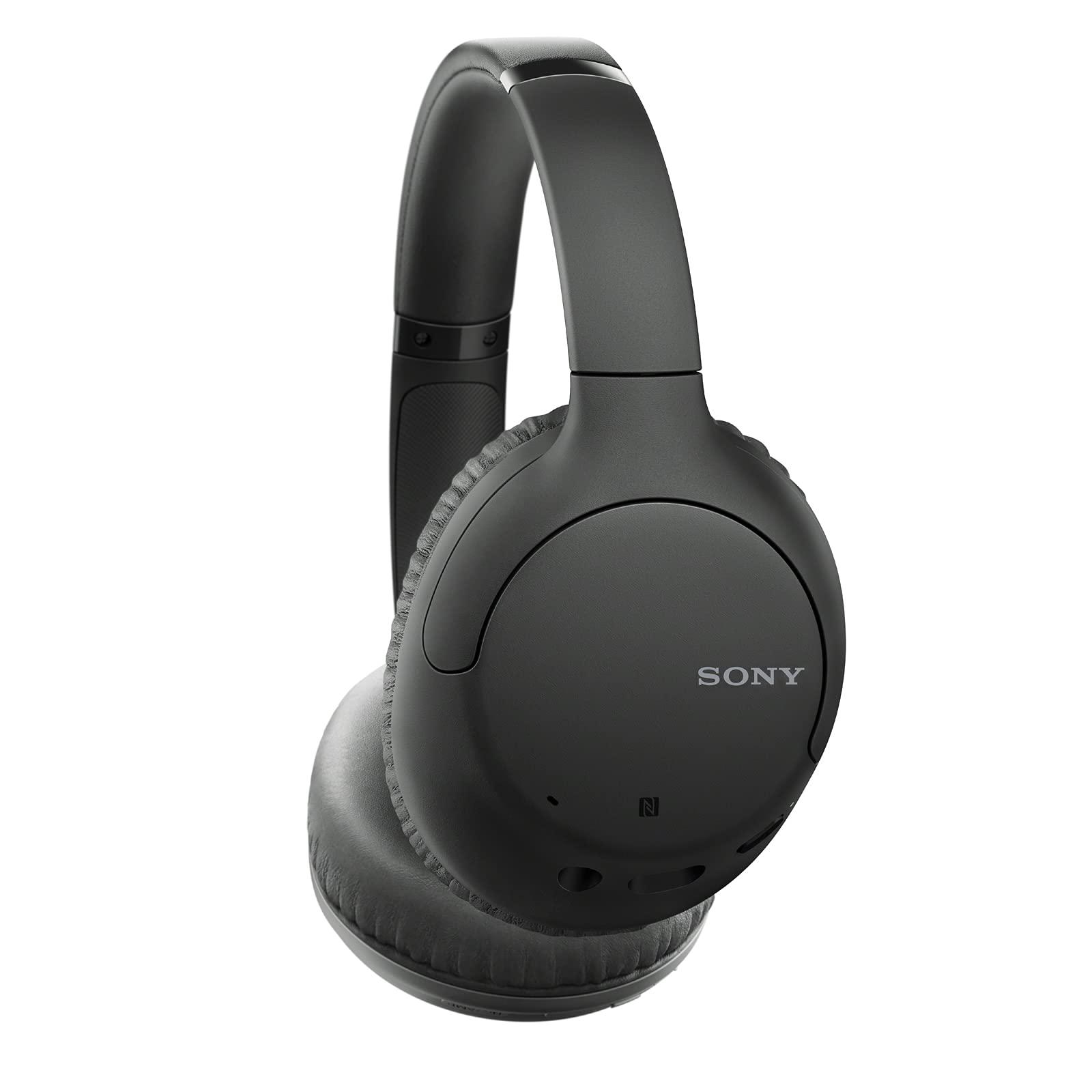 Sony Sony Noise Canceling Headphones WHCH710N: Wireless Bluetooth Over The Ear Headset with Mic for Phone-Call and Alexa Voice Control, Black
