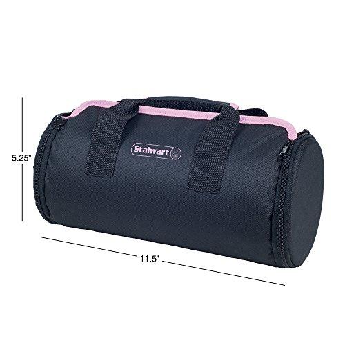 Stalwart Household Hand Tools, 86 Piece Tool Set With Roll-Up Bag by Stalwart, (Hammer, Wrench Set, Screwdriver Set, Pliers) - Great for the Home or Car - Pink