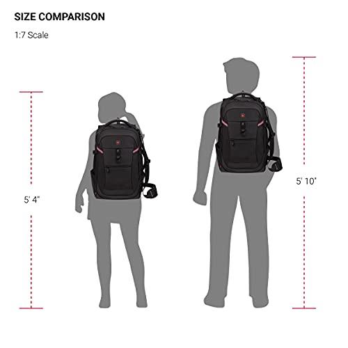 SwissGear SwissGear Hybrid Travel Laptop Backpack, Black, 21.5-Inch