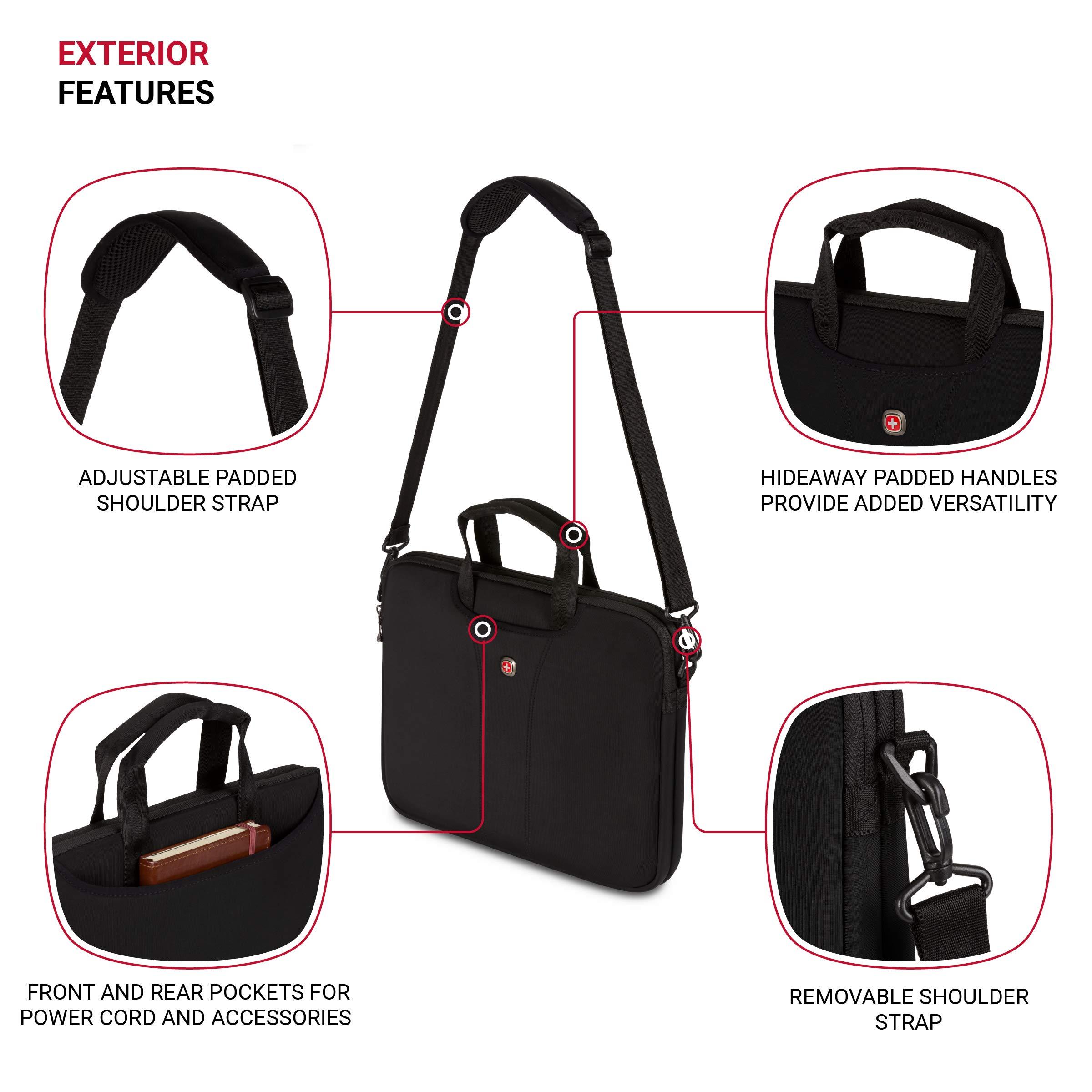 Wenger Wenger Legacy 14.1 Inch Ultra Computer Slimcase, Black, One Size