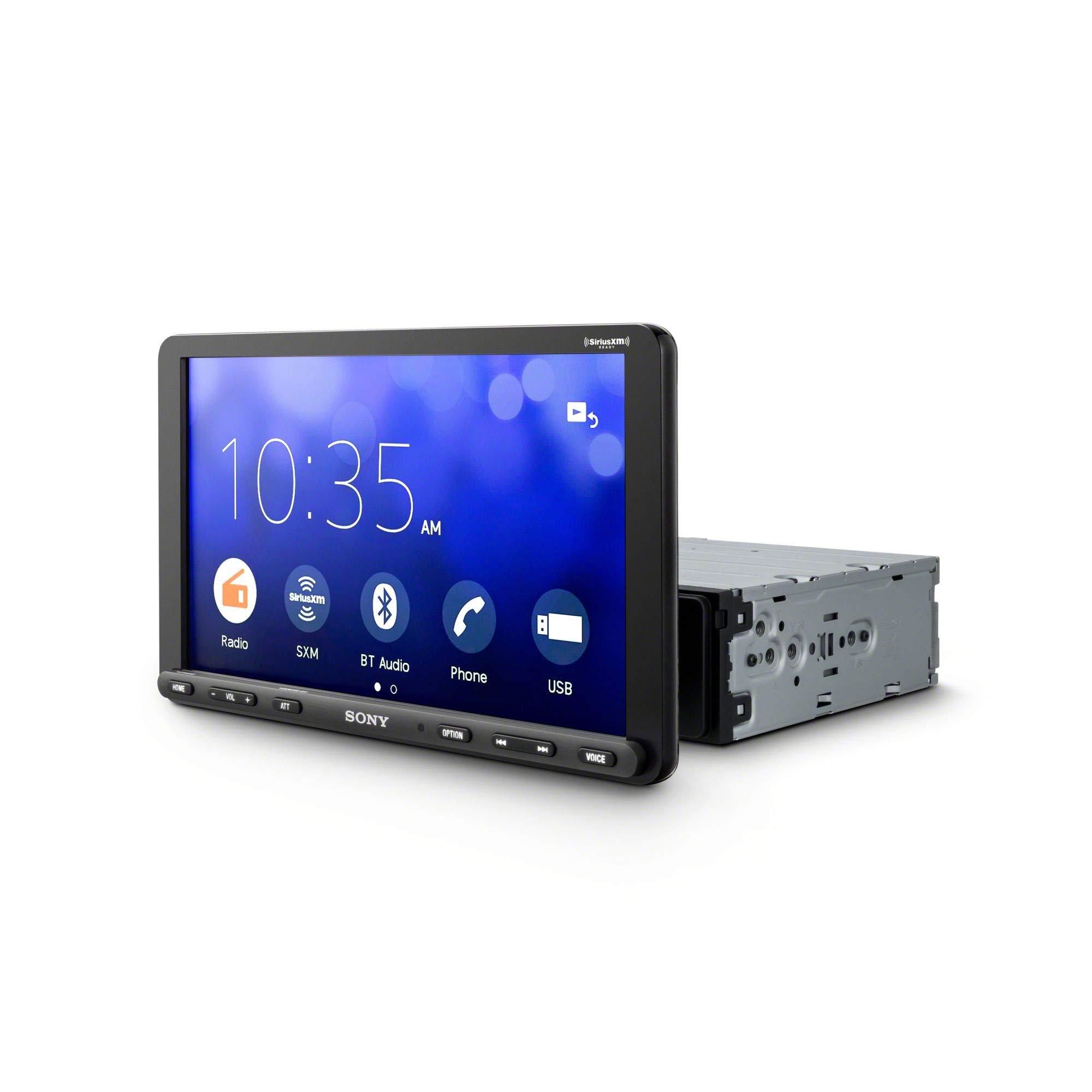 Sony Sony XAV-AX8000 8.95" Bluetooth Media Receiver with SiriusXM Satellite Radio Kit, Steering Wheel Interface