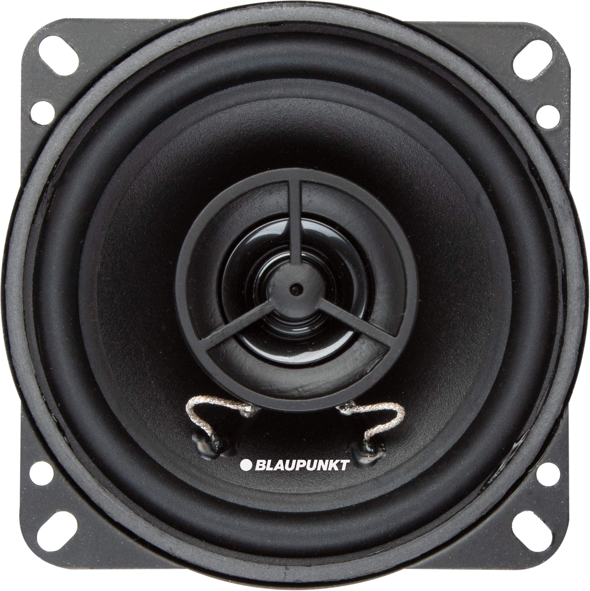 BLAUPUNKT BLAUPUNKT BPS-E452 4" 2-Way Car Speakers 80W with Grilles - Premium Sound Quality, Durable Build, Easy to Install Pair Bundle with Gravity Magnet Phone Holder
