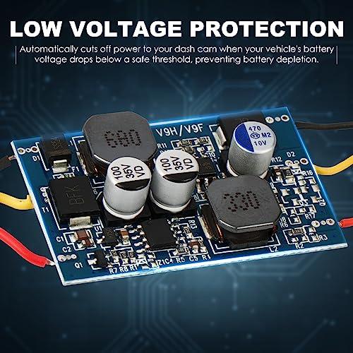 pelsee Pelsee Dash Cam Hardwire Kit, Type-C Full Set Hard Wire Kit Fuse, 12V-24V to 5V Dash Camera Car Charger Cable Kit, Low Voltage Protection, LED Indicator, Double-4 Fuse Cable and Installation Tool