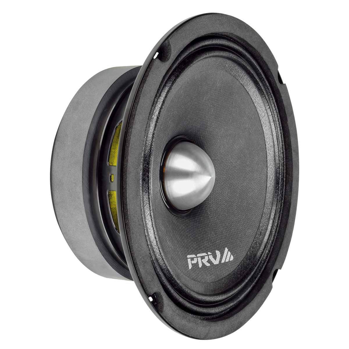 PRV AUDIO PRV AUDIO 6.5 Inch Midrange Bullet Speaker Pair 6MR400-4 Bullet, 4 Ohm 400 Watts High Performance Car Audio Loudspeaker High Output Sound (2 Speakers)