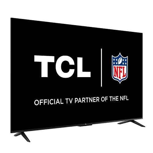 TCL TCL 50\" Class 4-Series 4K UHD HDR Smart Roku TV 50S455 2022, Black