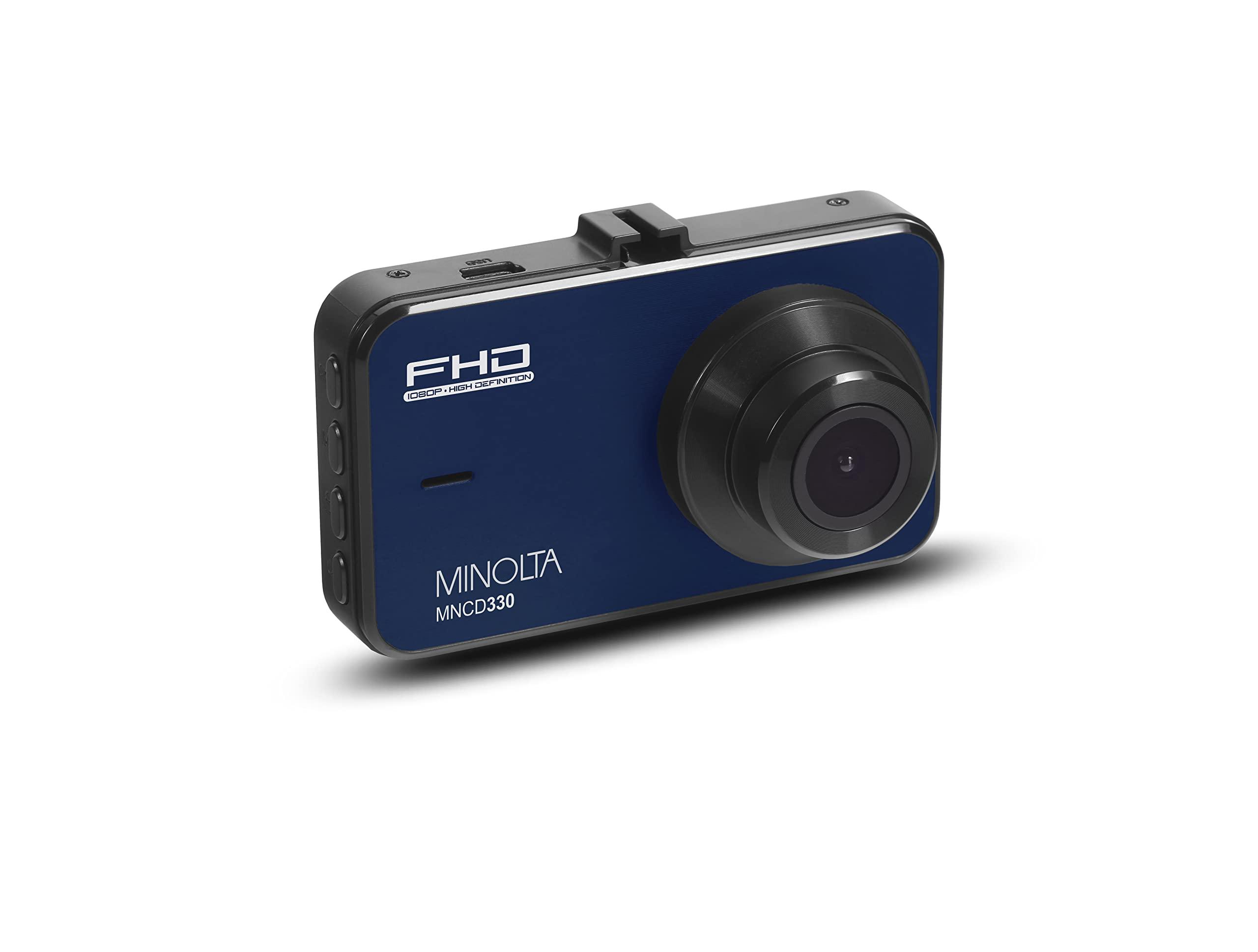 Minolta Minolta MNCD330 1080p Car Camcorder w/3.0" LCD Monitor (Blue)