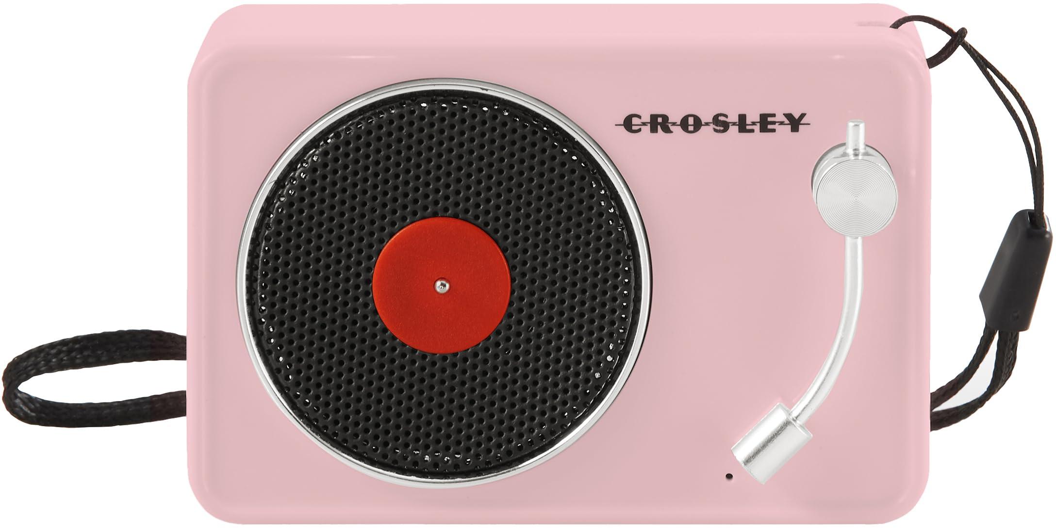 Crosley Crosley CR3029A-PI Portable Mini Turntable Bluetooth Speaker, Pink