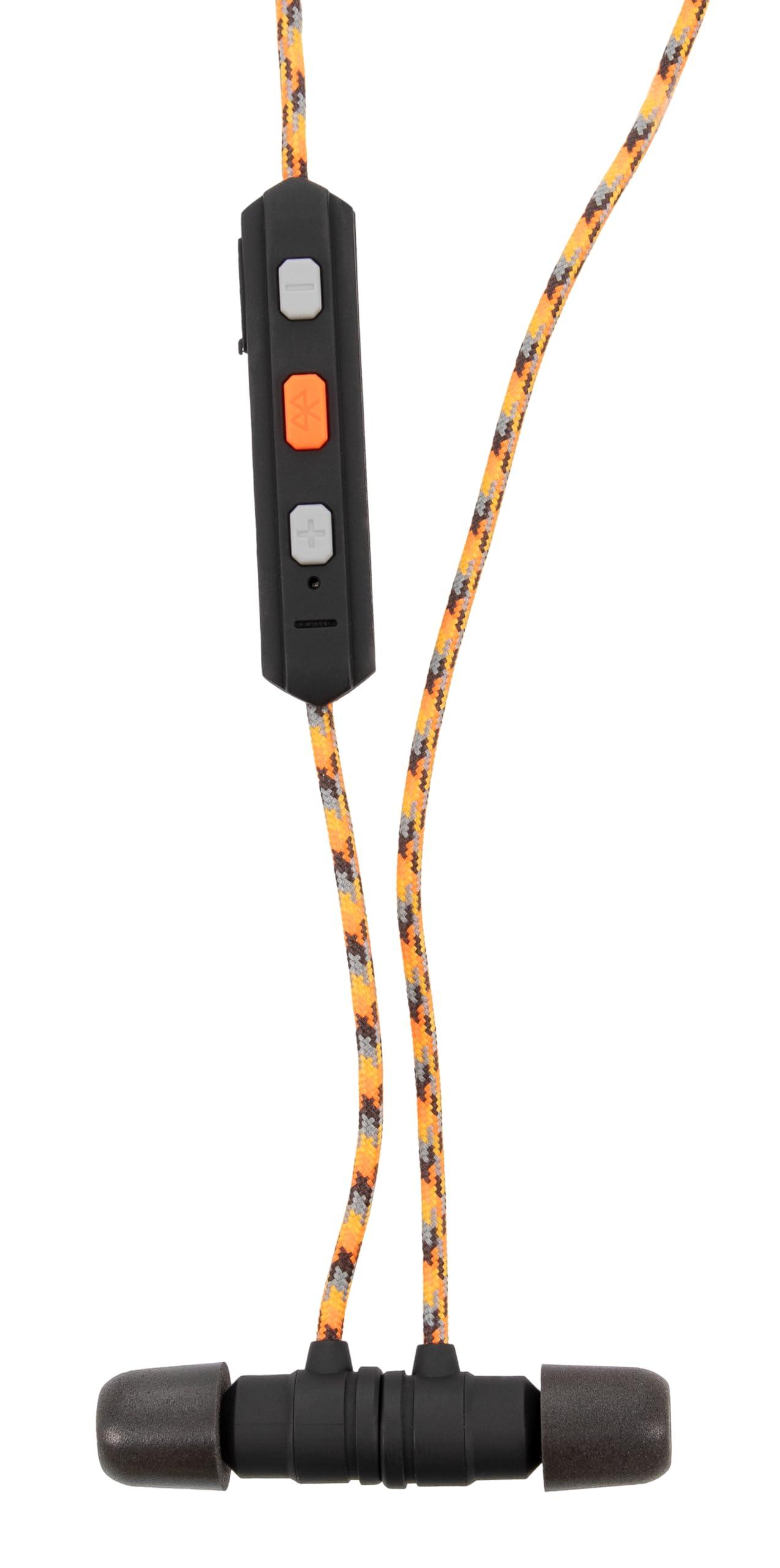 Walker's Walker's Flexible Bluetooth Neckband Headset 30 NRR Passive Hearing Protection Earbuds with 12" USB Charging Cable & EVA Carrying Case