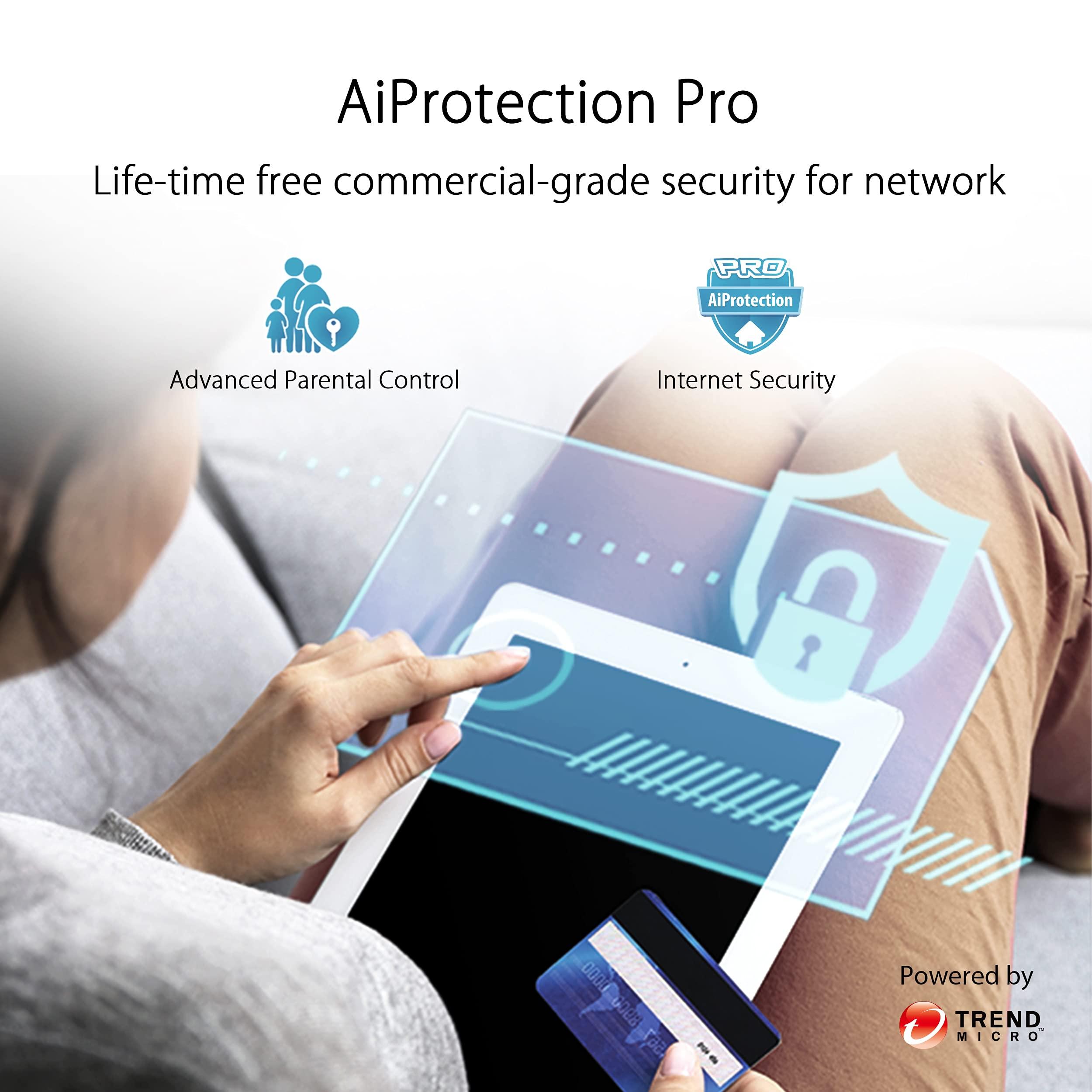 ASUS ASUS ZenWiFi Whole-Home Tri-band Mesh WiFi 6E System (ET8 1PK), Coverage up to 2,750 sq.ft, 6600Mbps, new 6GHz band, AiMesh, Lifetime Free Internet Security, Parental Control, EasySetup, Instant Guard