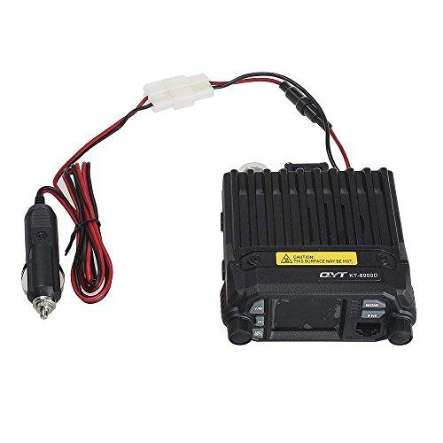 QYT QYT KT-8900D Mobile Transceiver 25W VHF 144-148MHz UHF 420-450MHz Dual Band Quad Standby Mini Car Radio