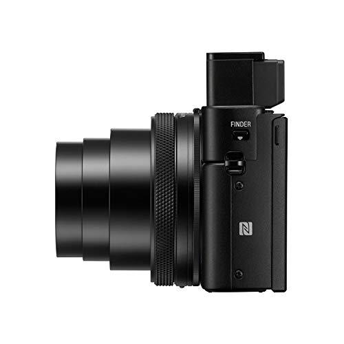 Sony Sony RX100 VI 20.1 MP Premium Compact Digital Camera w/ 1-inch sensor, 24-200mm ZEISS zoom lens and pop-up OLED EVF (DSCRX100M6/B) (Renewed)