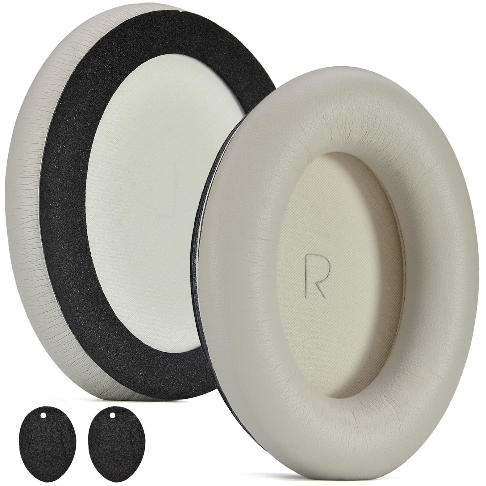 defean defean Ear Pads Replacement Compatible with JBL Tour ONE/Tour ONE M2 Wireless Over-Ear Noise Cancelling Headphones, Softer Protein Leather Comfort Noise Isolation Foam Champagne