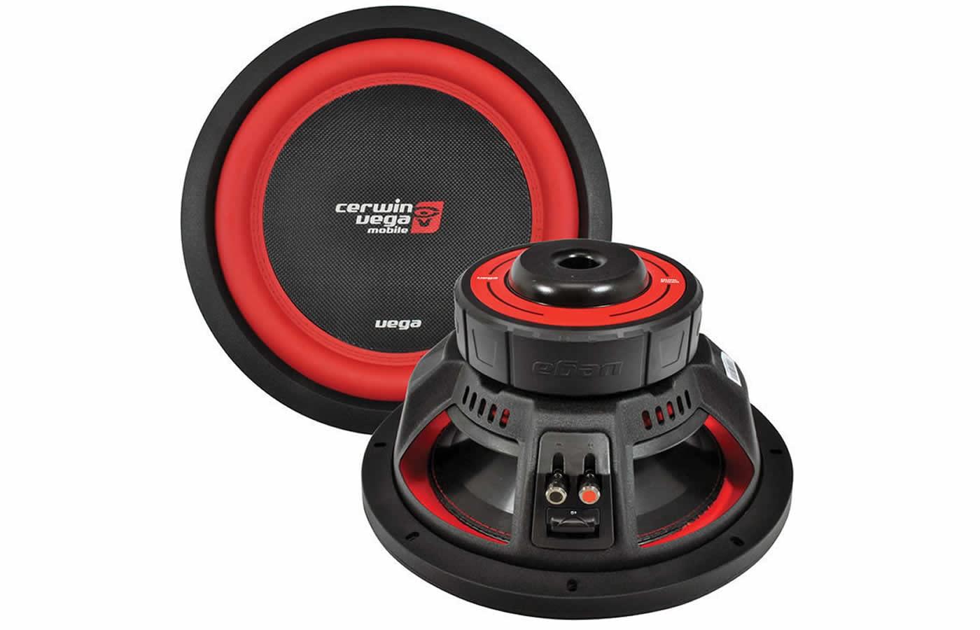 Cerwin Vega Mobile CV CERWIN-VEGA! Vega Series 15\" 550W RMS 2-ohm High-Performance Car Subwoofer - Ultimate Car Audio Experience with Powerful, Deep Sound and Durable Design, V152DV2