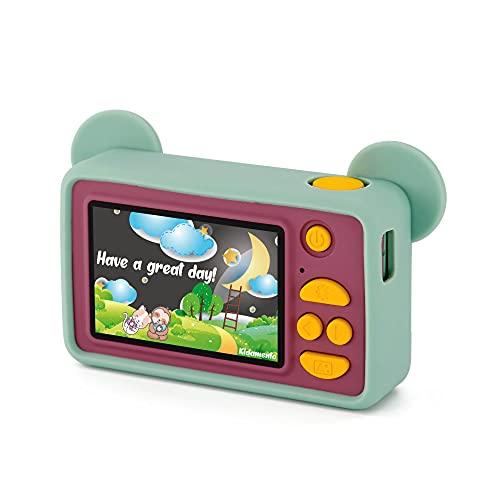 Kidamento Kidamento Kids Digital Camera & Video Camcorder, Soft BPA-Free Silicone Casing, 32GB Memory Card - Model C - Mikayo The Bear