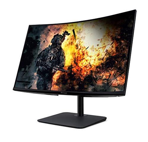 AOPEN AOPEN by Acer 32HC5QR Zbmiiphx 31.5\" 1500R Curved Full HD (1920 x 1080) VA Zero-Frame Gaming Monitor with Adaptive-Sync Technology, 240Hz, 1ms , (Display Port & 2 x HDMI 1.4 Ports), Black