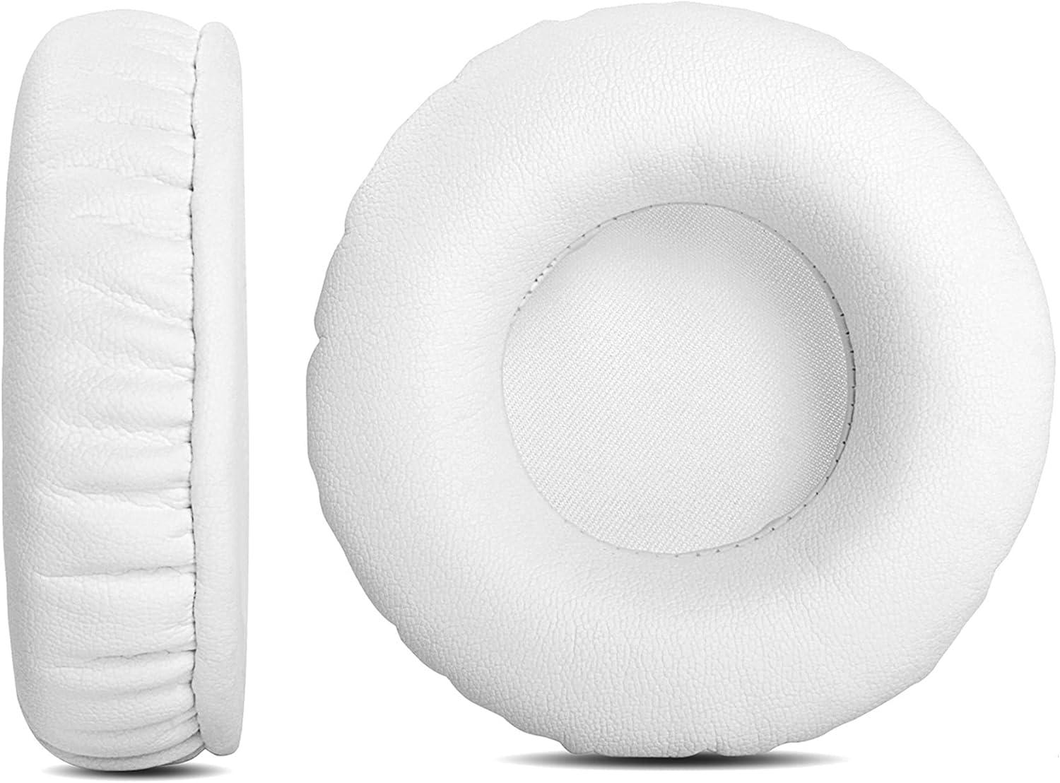 MinHutYa 1 Pair of Replacement Ear Pads Cushion Earpads Compatible with Sony MDR-ZX330BT MDR-ZX300 MDR-ZX310 Headset (White)