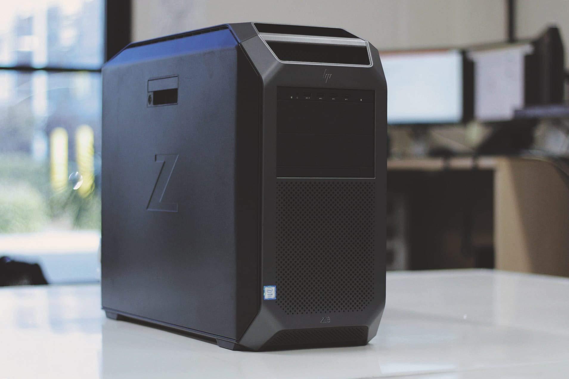 HP HP Z8 G4 Workstation, VR CG 4K Gaming, 2X Intel Xeon Gold 6132 (28-Cores) up to 3.7GHz, 256GB DDR4, 512GB + 2TB SSDs, Nvidia RTX 2080 8GB, Windows 11 Pro (Renewed)