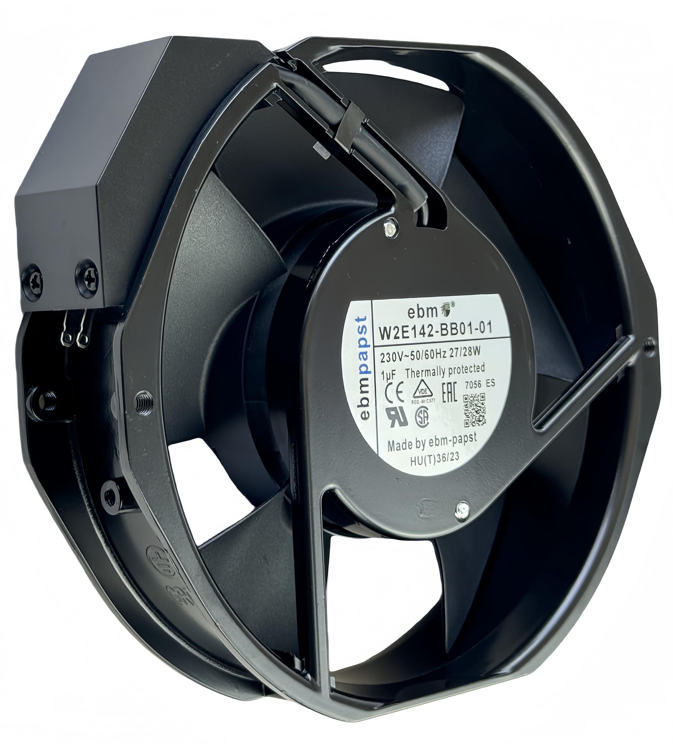 IXGPUTS for ebm-papst W2E142-BB01-01 7056ES Cooling Fan,230V 50/60Hz 27/28W 17215038mm Metal high Temperature Resistant Fan,172cm Axial Flow Cooling Fan