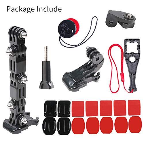 SKEZN Motorcycle Helmet Chin Mount Kit Compatible with GoPro Hero 12 Black, Hero 11/10/9/8/7 (2018) and More Action Cameras (Motorcycle Helmet Chin Mount)