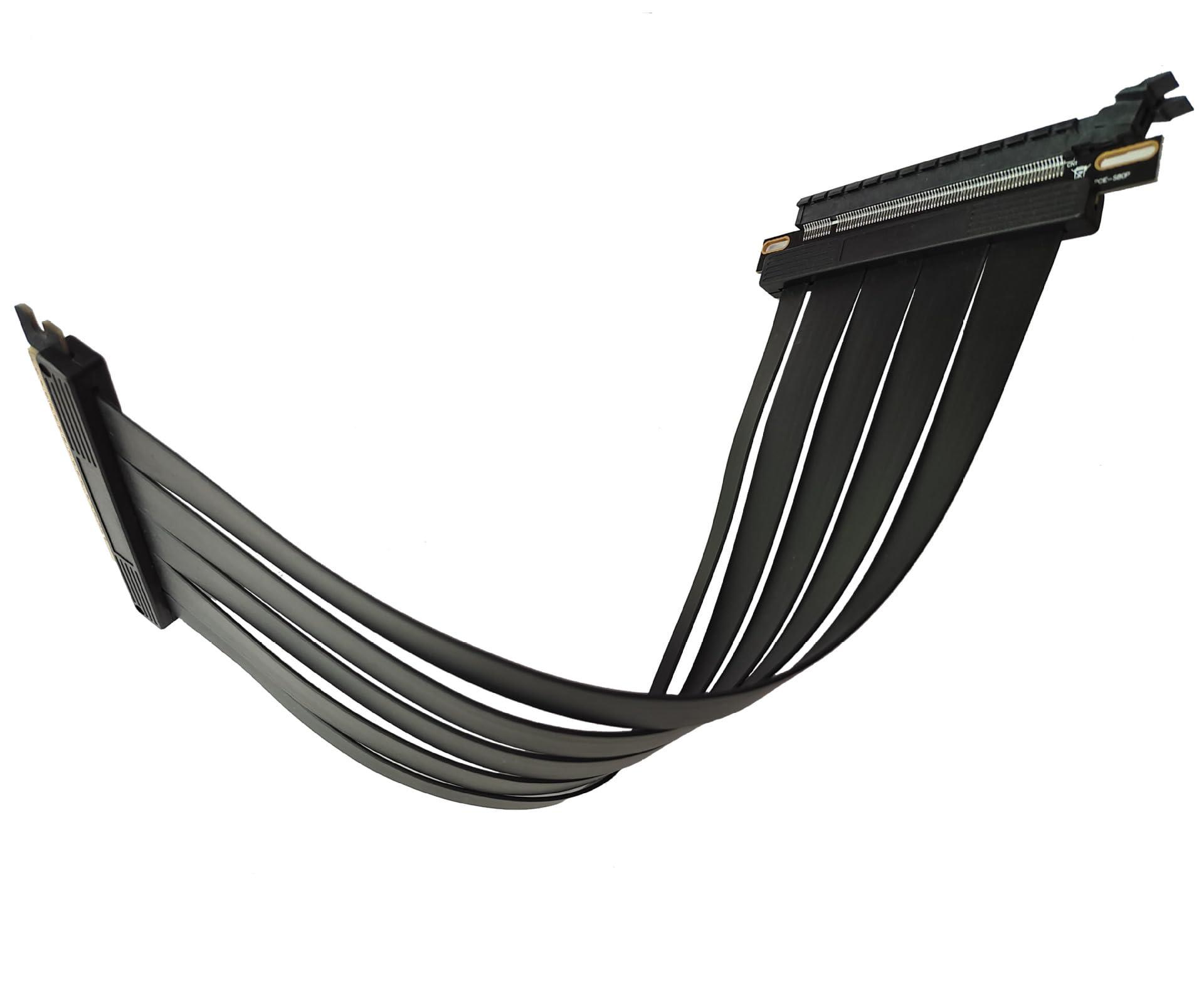 lilila-ree lilila-ree PCI-E 4.0 High Speed Flexible Extender Riser Cable 20cm 180 Degree