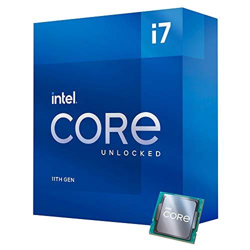 Intel Intel Core i7-11700K Desktop Processor 8 Cores up to 5.0 GHz Unlocked LGA1200 (Intel 500 Series & Select 400 Series Chipset) 125W