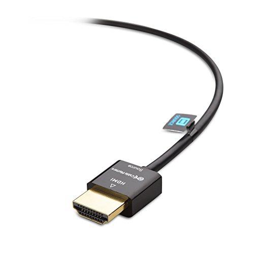 Cable Matters Cable Matters Unidirectional Active Ultra Thin HDMI Cable 15 ft with RedMere Technology (Ultra Slim HDMI Cable) 4K Rated with Ethernet