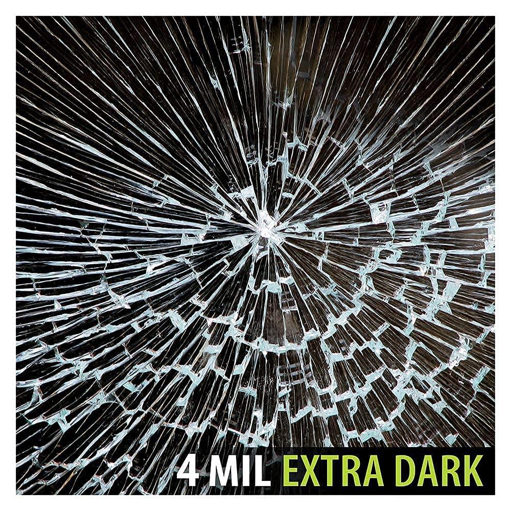 Buydecorativefilm BDF S4MB05 Window Film Security and Daytime Privacy 4 Mil Black 5 (Very Dark) - 24in X 25ft