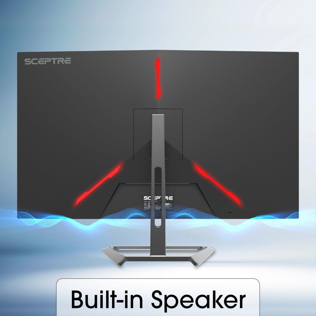 Sceptre SCEPTRE 32-inch IPS 4K UHD 3840 x 2160 Monitor DisplayPort x2 HDMI x2 99% sRGB Build-in Speakers, Machine Black 2024 (U325W-UPT)