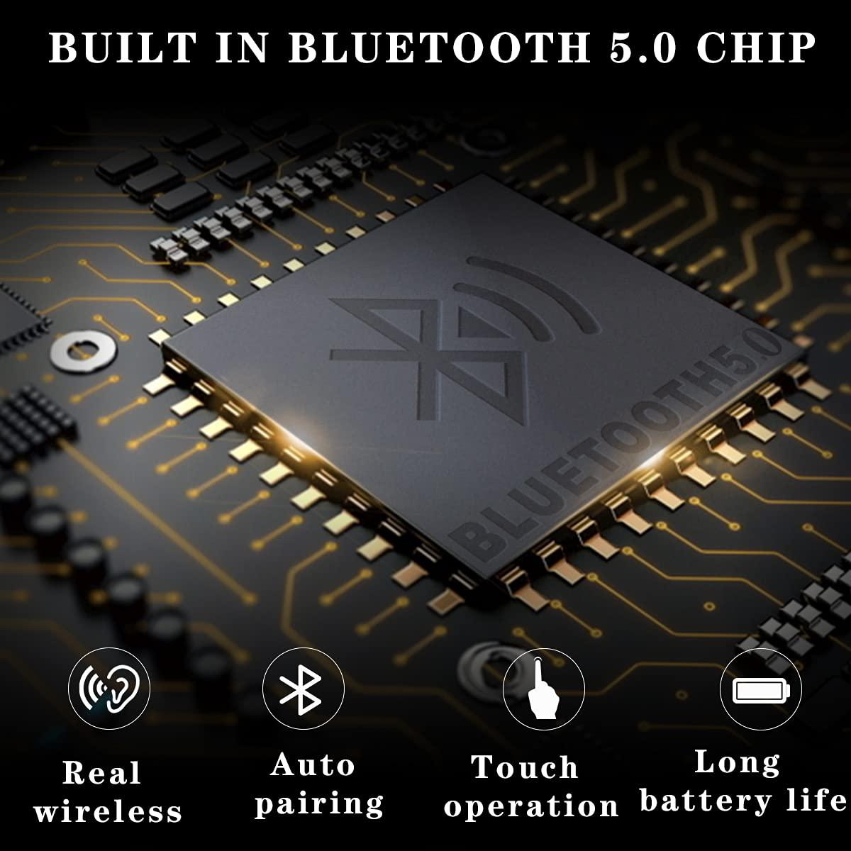 Desong Desong Smart Watch with Earbuds 3 in 1 Round Fitness Tracker 1.28inch Smartwatch for Men Answer/Make Call Speaker Recording Sleep Monitor Sports Smart Watch Long Time Standby