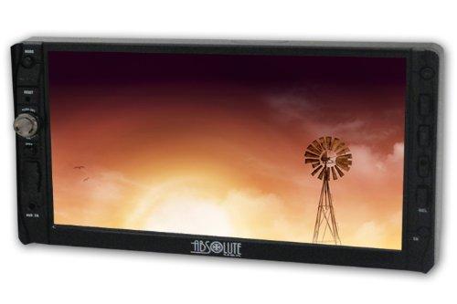 Absolute Absolute DD-3000ABT 7-Inch Double Din Multimedia DVD Player Receiver with Touch Screen System Display and Detachable Front Panel Built-in Bluetooth