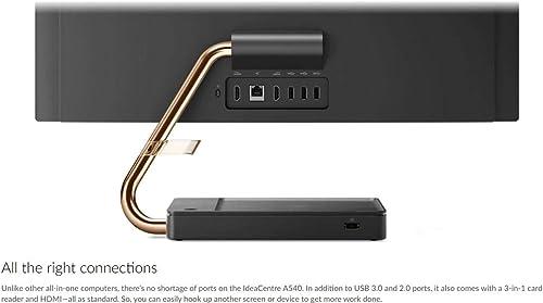 Lenovo Lenovo Ideacentre A540 23.8\" FHD All-in-One Desktop, AMD Ryzen 5 Pro 4650GE, 16GB RAM 1TB PCIe SSD, Webcam, HDMI, Wireless Keyboard & Mouse, Windows 10 Pro, Black