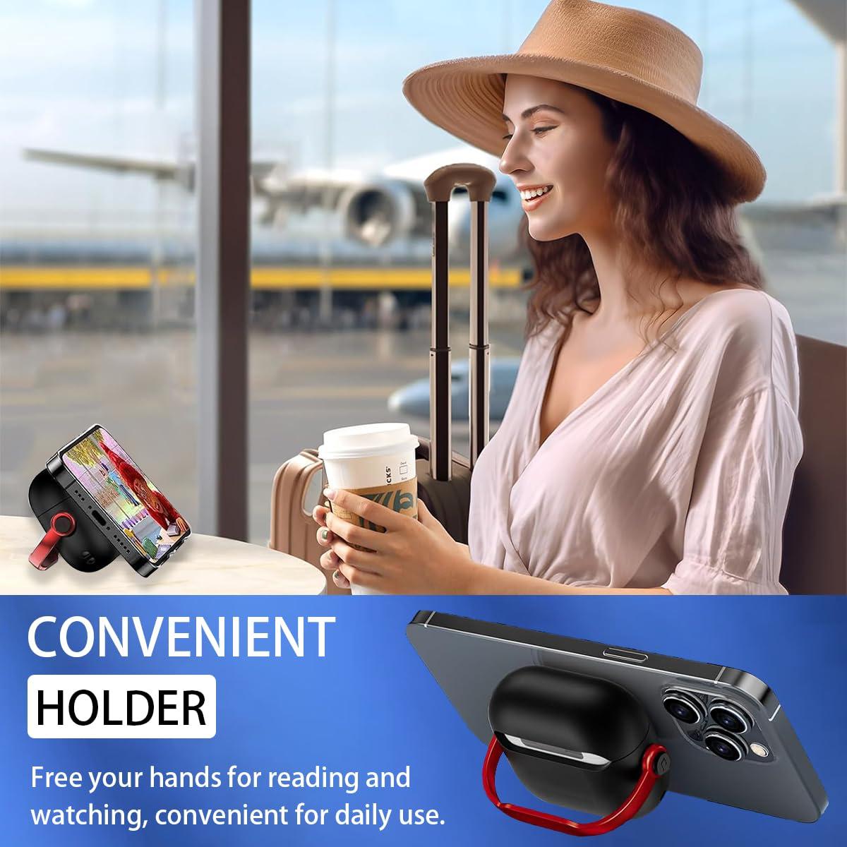 SuSuTiFy Custom Spotify Case for Apple AirPods 4 2024, Personalized Song Singer Music Player Plaque Album Photo Cover with Secure Lock & Keychain, Music Headset Earphone for Air Pod 4th Gen Charging Case,Black